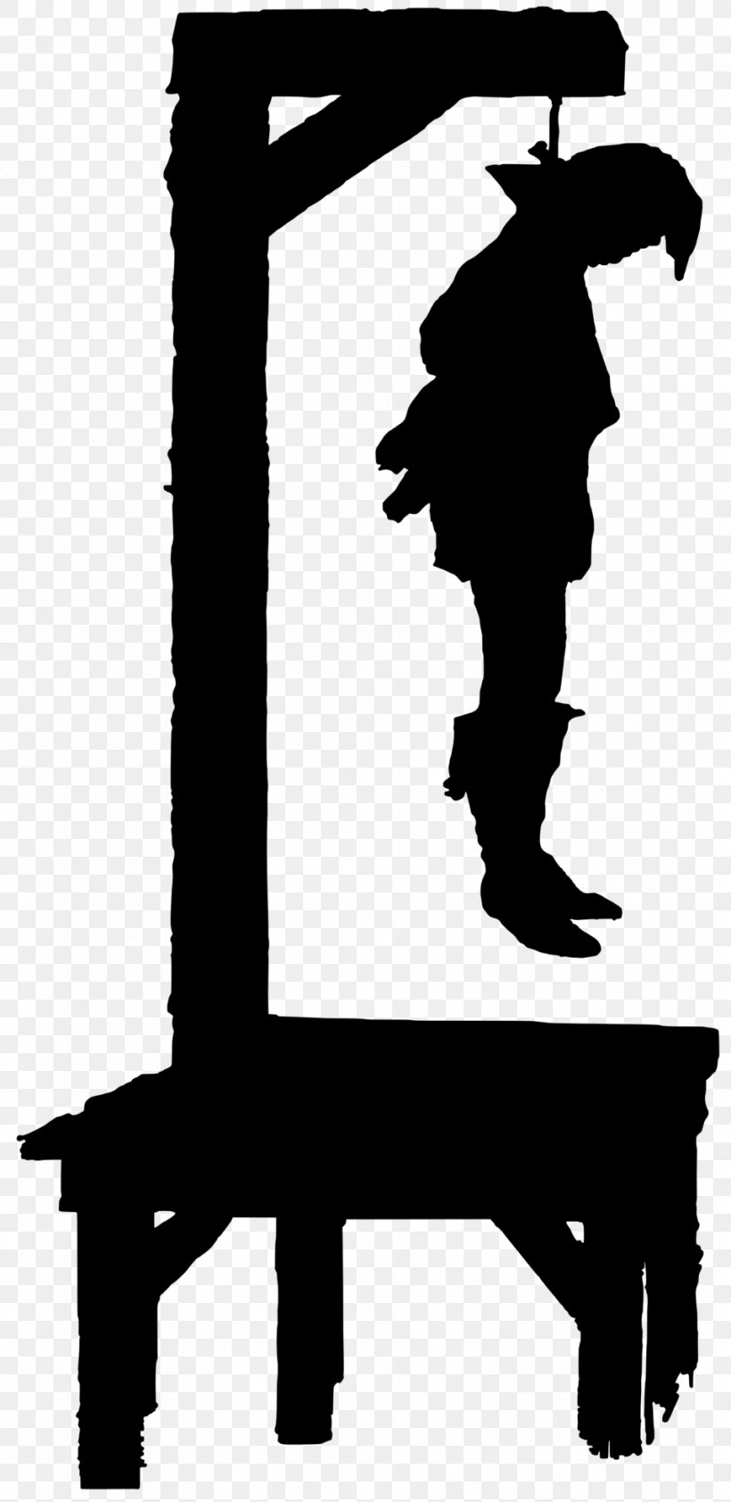 Hanging Capital Punishment Execution Clip Art, PNG, 958x1967px, Hanging, Black And White, Capital Punishment, Death, Death Row Download Free