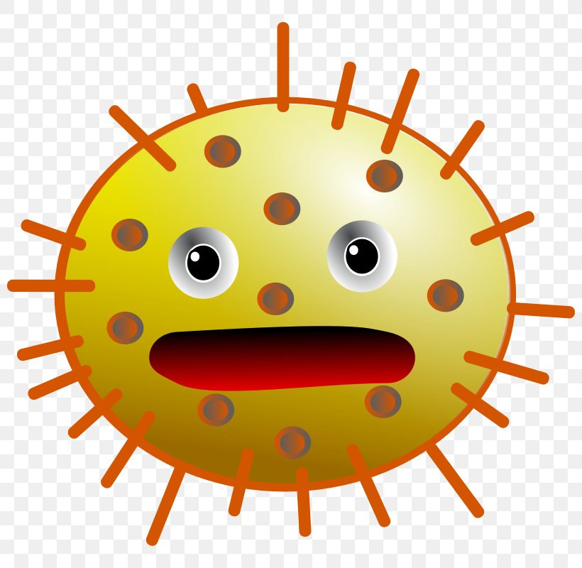 Bacteria Download Clip Art, PNG, 800x800px, Bacteria, Germ Theory Of Disease, Microorganism, Orange, Smile Download Free