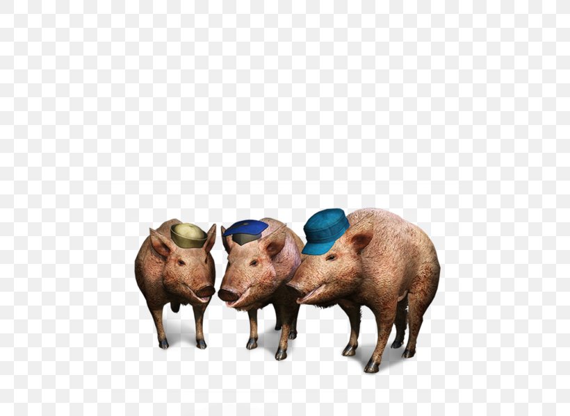 Domestic Pig The Witcher 3: Wild Hunt The Three Little Pigs, PNG, 539x599px, Domestic Pig, Cattle Like Mammal, Fable, Fairy Tale, Fandom Download Free