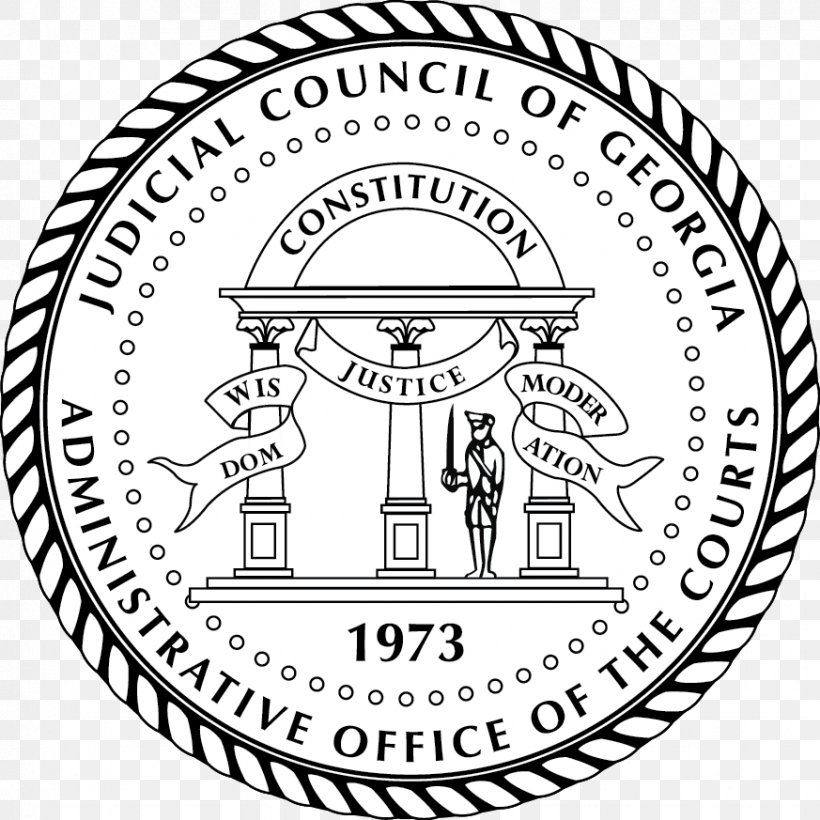 Georgia Court Judiciary Judge Judicial Council Of California, PNG, 873x873px, Georgia, Area, Black And White, Court, Criminal Justice Download Free