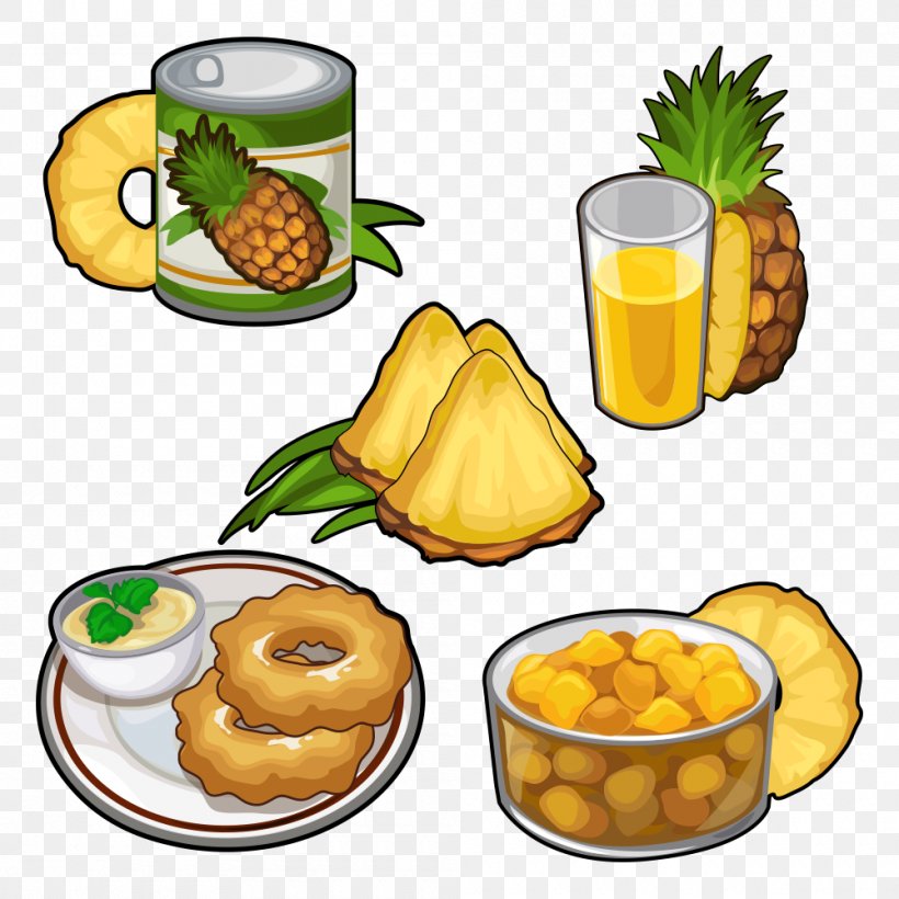 Juice Pineapple Illustration, PNG, 1000x1000px, Juice, Ananas, Canning, Cuisine, Dish Download Free
