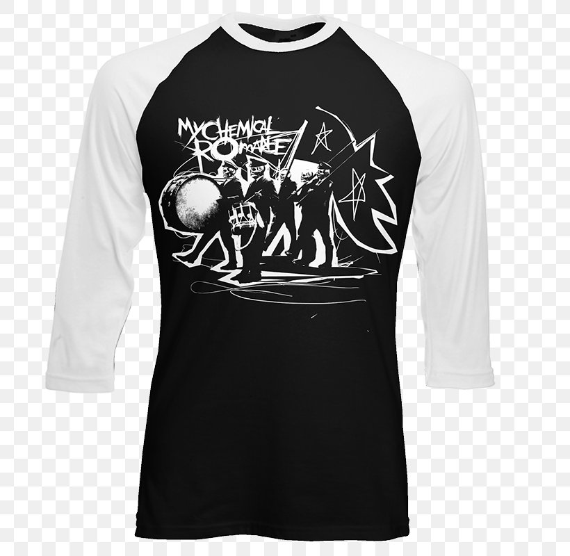 T-shirt My Chemical Romance The Black Parade Clothing, PNG, 800x800px, Watercolor, Cartoon, Flower, Frame, Heart Download Free