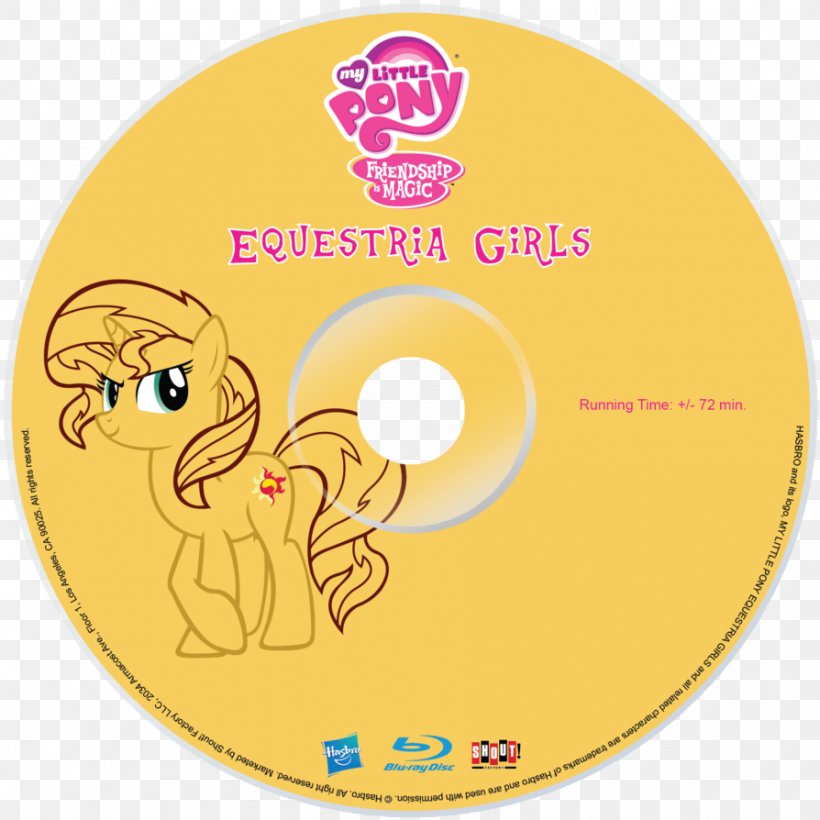 My Little Pony: Friendship Is Magic Fandom Compact Disc Cartoon Yellow, PNG, 894x894px, Watercolor, Cartoon, Flower, Frame, Heart Download Free