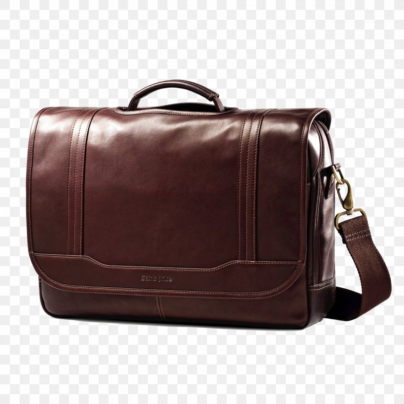 Briefcase Samsonite Leather Messenger Bags, PNG, 3000x3000px, Briefcase, Backpack, Bag, Baggage, Brown Download Free