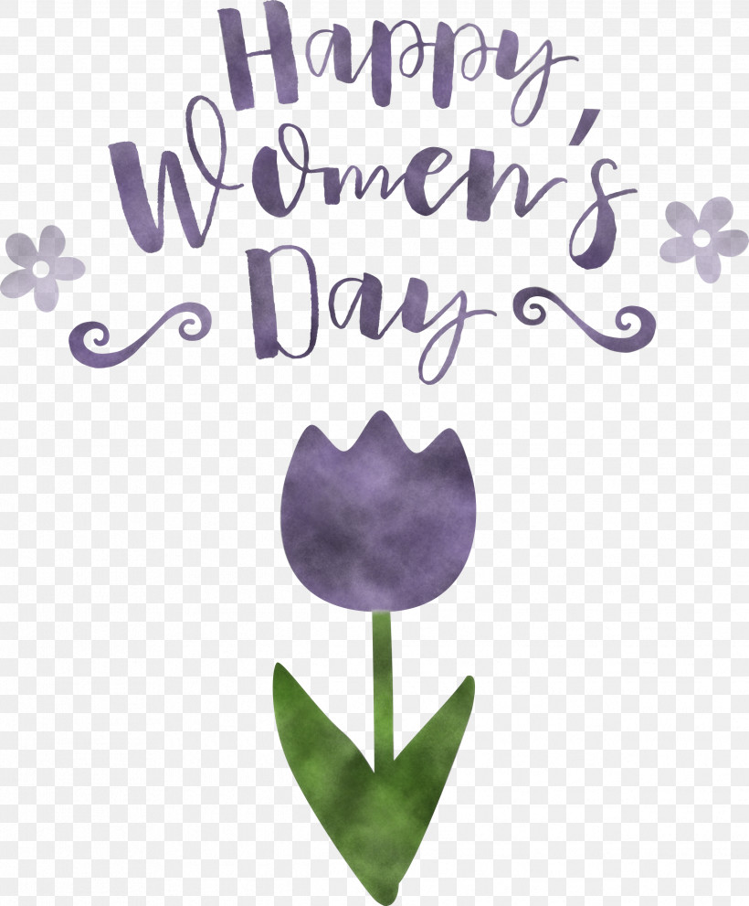 Happy Womens Day Womens Day, PNG, 2482x3000px, Happy Womens Day, Flower, Lavender, Lilac M, M095 Download Free