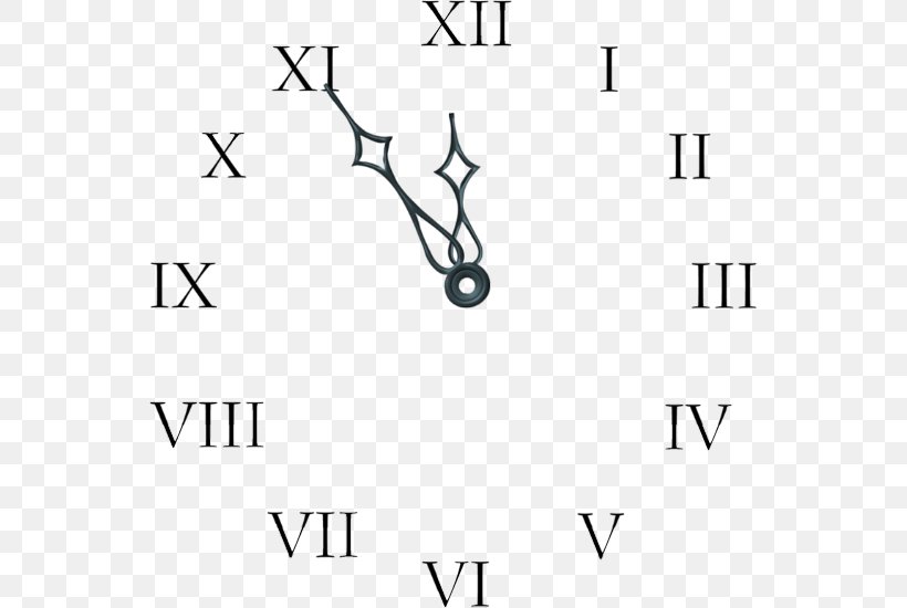 Roman Numerals Clock Face Ancient Rome Numerical Digit, PNG, 550x550px, Roman Numerals, Ancient Rome, Area, Babylonian Numerals, Black Download Free