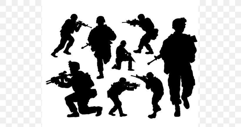 Soldier Military Silhouette, PNG, 768x432px, Soldier, Black And White, Drawing, Human Behavior, Infantry Download Free