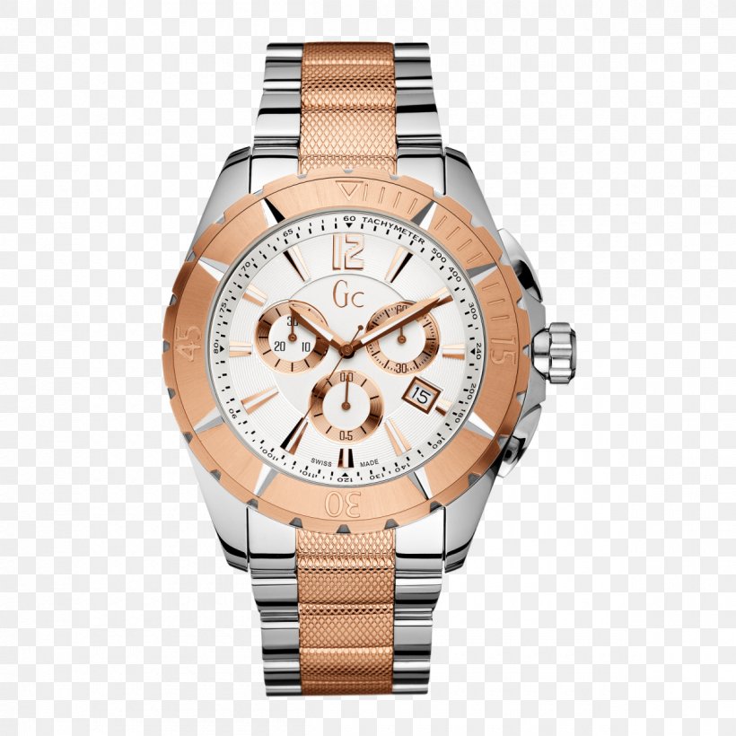 Watch Strap Gold Chronograph Swiss Made, PNG, 1200x1200px, Watch, Beige, Brand, Brown, Chronograph Download Free