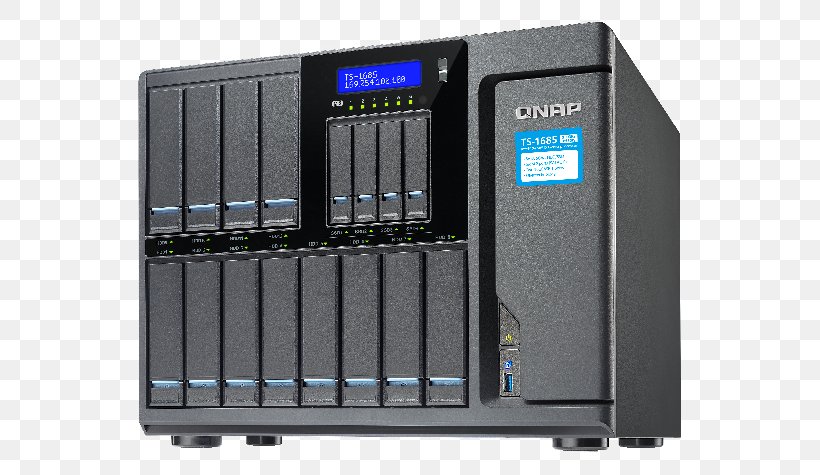 Intel QNAP Systems, Inc. Network Storage Systems Hard Drives QNAP TS-1635, PNG, 760x475px, 10 Gigabit Ethernet, Intel, Central Processing Unit, Computer Case, Computer Component Download Free