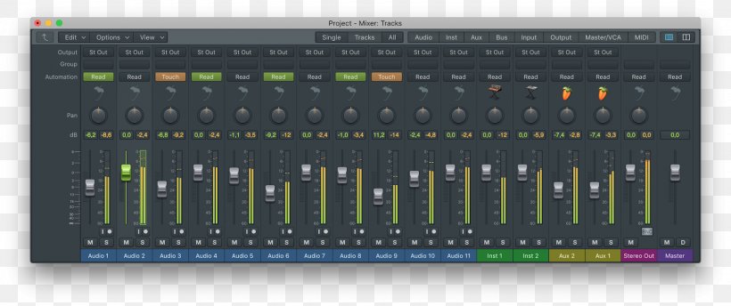 Logic Pro Audio Mixers Retina Display FL Studio Electronics, PNG, 1600x673px, Logic Pro, Amplifier, Audio Equipment, Audio Mixers, Audio Mixing Download Free