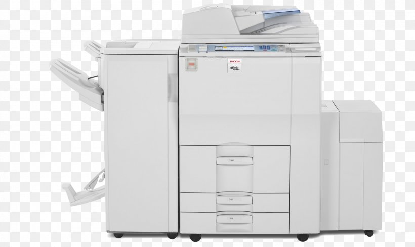 Photocopier Ricoh Paper Printing Toshiba, PNG, 1500x895px, Photocopier, Industry, Laser Printing, Machine, Office Supplies Download Free