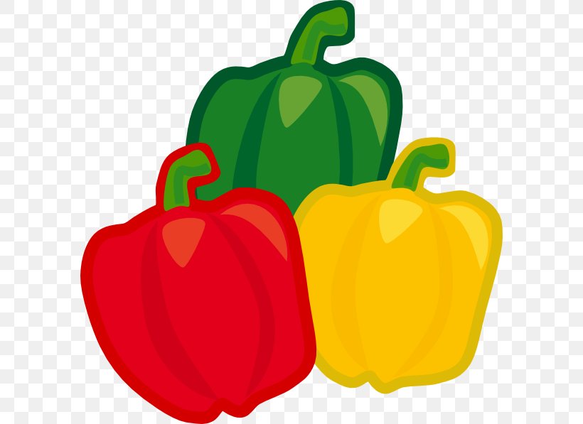 Chili Pepper Bell Pepper Capsicum Vegetable Clip Art, PNG, 594x597px, Chili Pepper, Apple, Bell Pepper, Bell Peppers And Chili Peppers, Capsicum Download Free