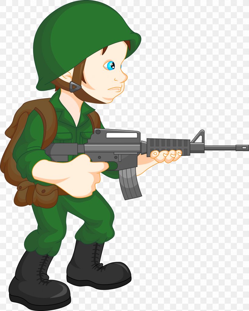 Soldier Cartoon Army Clip Art, PNG, 1943x2428px, Soldier, Army, Cartoon, Fictional Character, Firearm Download Free