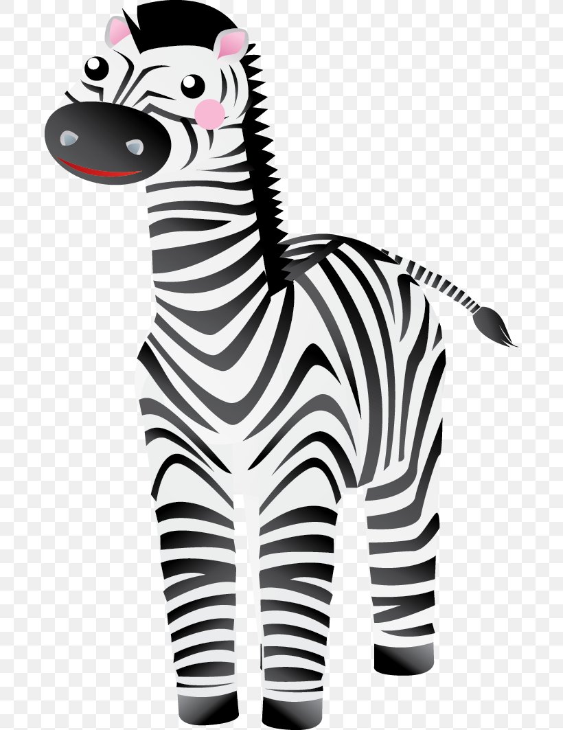 Zebra Download Clip Art, PNG, 690x1063px, Zebra, Animal, Animal Figure, Black And White, Cuteness Download Free