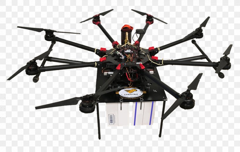 Cheetah Logistics Delivery Drone Management Helicopter Rotor, PNG, 1200x760px, Cheetah, Aircraft, Algorithm, Cheetah Software Systems, Delivery Drone Download Free