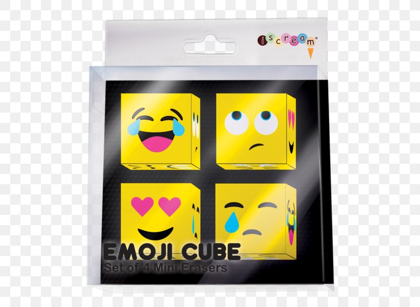 Emoji Eraser Cube Color, PNG, 600x600px, Emoji, Boutique, Color, Cube, Eraser Download Free