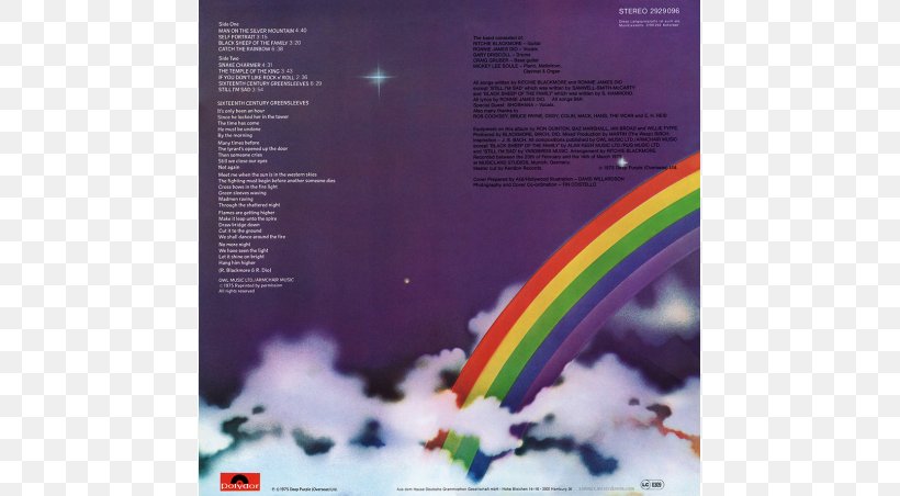 Ritchie Blackmore's Rainbow Rising Man On The Silver Mountain On Stage, PNG, 700x452px, Rainbow, Album, Lp Record, On Stage, Phonograph Record Download Free