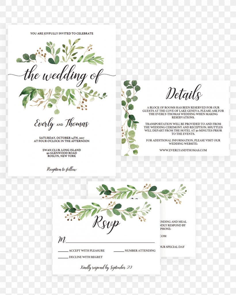 Wedding Invitation Green Wedding Watercolor Painting Convite, PNG, 1200x1500px, Wedding Invitation, Convite, Craft, Flower, Green Download Free