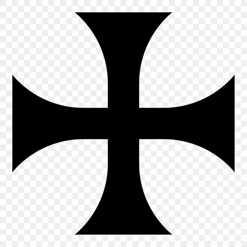 Christian Cross Cross Pattée Maltese Cross Symbol, PNG, 1024x1024px, Cross, Black And White, Brand, Christian Cross, Christianity Download Free