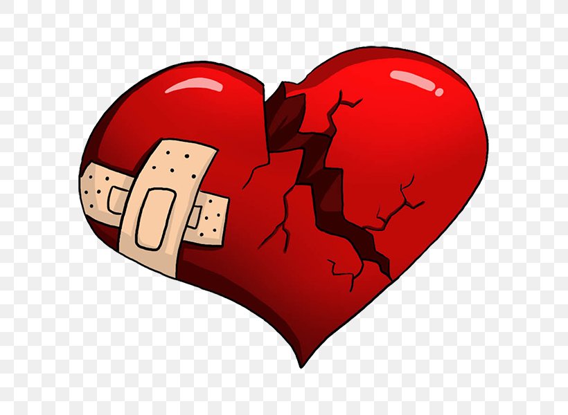 Broken Heart Love Cartoon, PNG, 600x600px, Watercolor, Cartoon, Flower,  Frame, Heart Download Free