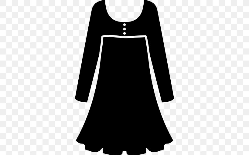 Dress Sleeve Clothing Fashion, PNG, 512x512px, Dress, Black, Clothing, Cocktail Dress, Collar Download Free