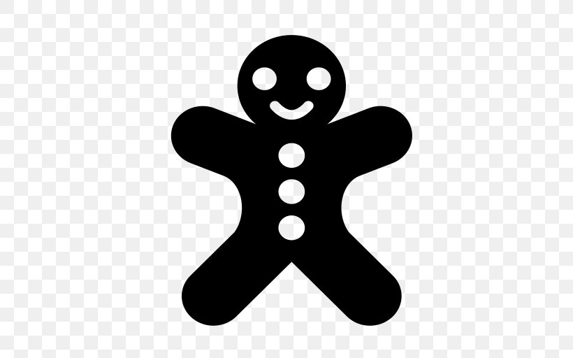 Gingerbread Man Biscuits Christmas Food, PNG, 512x512px, Gingerbread Man, Bakery, Biscuits, Black And White, Christmas Download Free