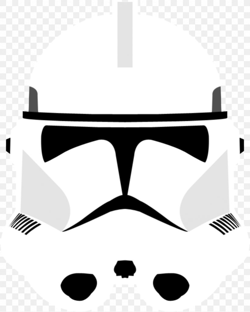Clone Trooper Star Wars: The Clone Wars Stormtrooper, PNG, 821x1023px, 501st Legion, Clone Trooper, Black, Black And White, Bone Download Free