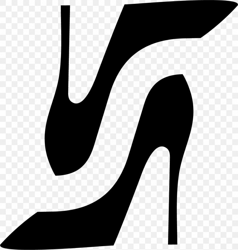 High Heels Footwear Clip Art Black-and-white Shoe, PNG, 1194x1256px, High Heels, Blackandwhite, Footwear, Logo, Shoe Download Free