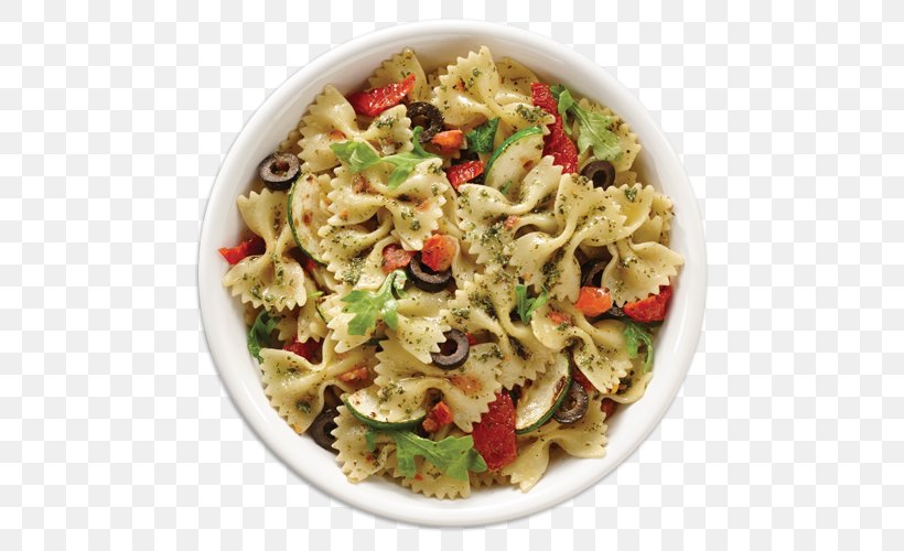Pasta Salad Spaghetti Alla Puttanesca Vegetarian Cuisine Pesto, PNG, 500x500px, Pasta Salad, Burrito, Cafe, Cuisine, Dish Download Free