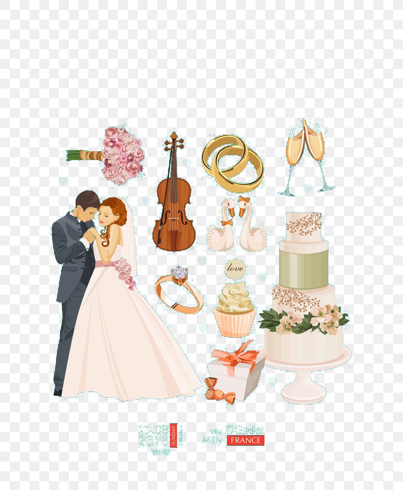 Romance Wedding Illustration, PNG, 800x998px, Romance, Artworks, Cake Decorating, Drinkware, Food Download Free