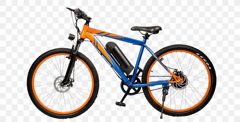 Electric Bicycle Electric Vehicle Cycling Electricity, PNG, 1949x1000px, Electric Bicycle, Bicycle, Bicycle Accessory, Bicycle Drivetrain Part, Bicycle Fork Download Free