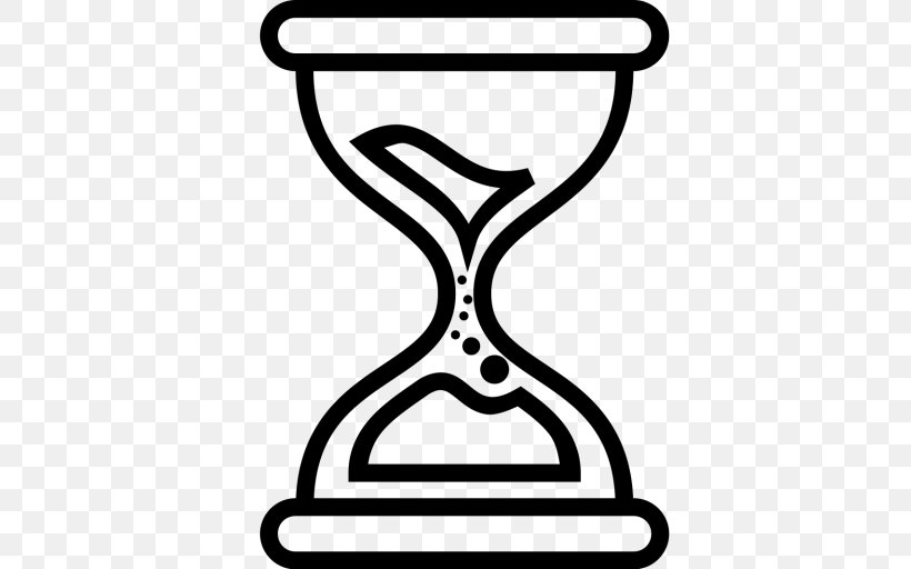Hourglass Clock Timer Clip Art, PNG, 512x512px, Hourglass, Black And White, Clock, Drawing, Recreation Download Free