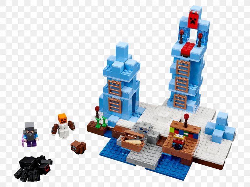 Lego Minecraft Lego Minifigure LEGO 21131 Minecraft The Ice Spikes Toy, PNG, 2400x1800px, Lego, Construction Set, Game, Lego 21131 Minecraft The Ice Spikes, Lego Minecraft Download Free