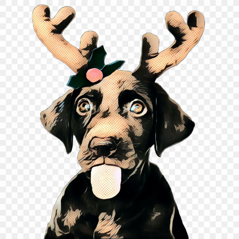 Reindeer, PNG, 2000x2000px, Pop Art, Antler, Deer, Dog, Dog Breed Download Free
