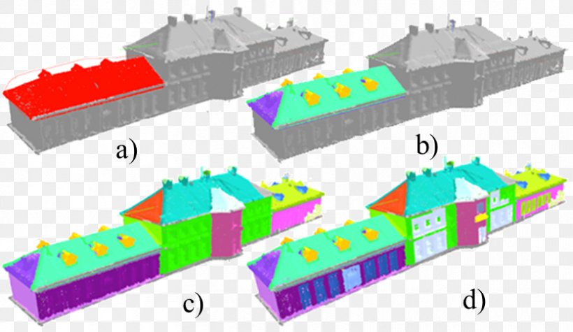 Building Image Segmentation Point Cloud Market Segmentation 3D Modeling, PNG, 833x483px, 3d City Models, 3d Computer Graphics, 3d Modeling, Building, Area Download Free