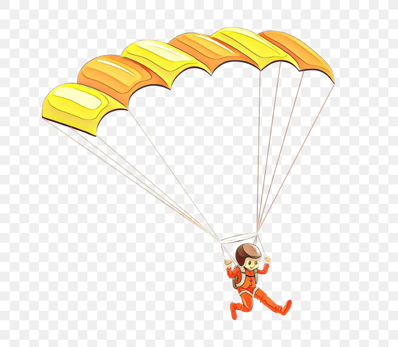 Parachute Yellow Parachuting Air Sports Paragliding, PNG, 715x715px, Parachute, Air Sports, Parachuting, Paragliding, Paratrooper Download Free