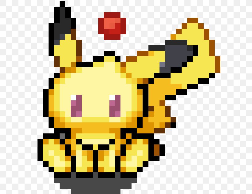 Pikachu Pokémon Red And Blue Pokémon Battle Revolution Pokémon Yellow, PNG, 614x634px, Pikachu, Art, Chao, Pixel Art, Pokemon Download Free