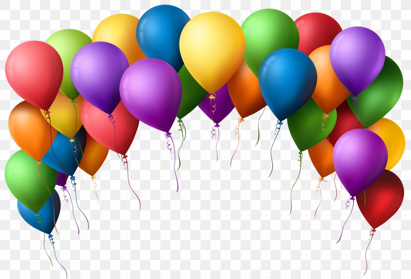 Balloon Birthday Clip Art, PNG, 7000x4766px, Balloon, Arch, Balloon Modelling, Balloon Rocket, Birthday Download Free