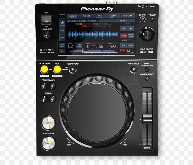 Pioneer DJ CDJ Pioneer XDJ-700 Audio Disc Jockey, PNG, 700x700px, Pioneer Dj, Audio, Audio Equipment, Audio Mixers, Audio Receiver Download Free