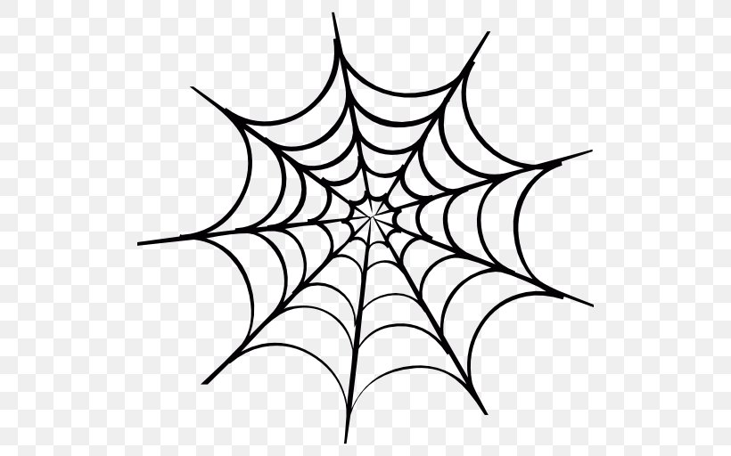 Spider Web Drawing Clip Art, PNG, 512x512px, Spider, Area, Artwork, Black, Black And White Download Free