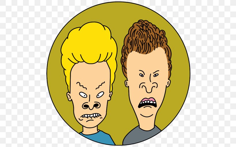 Beavis Butt-head Television The Great Cornholio Candy Sale, PNG, 512x512px, Watercolor, Cartoon, Flower, Frame, Heart Download Free