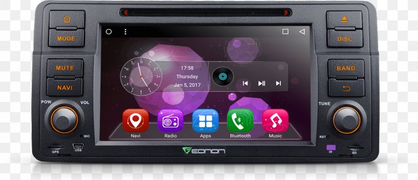 BMW Car DVD Player GPS Navigation Systems Vehicle Audio, PNG, 1177x507px, Bmw, Android, Android Auto, Android Marshmallow, Automotive Navigation System Download Free