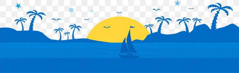 Beach Illustration, PNG, 1300x402px, Beach, Area, Art, Blue, Brand Download Free