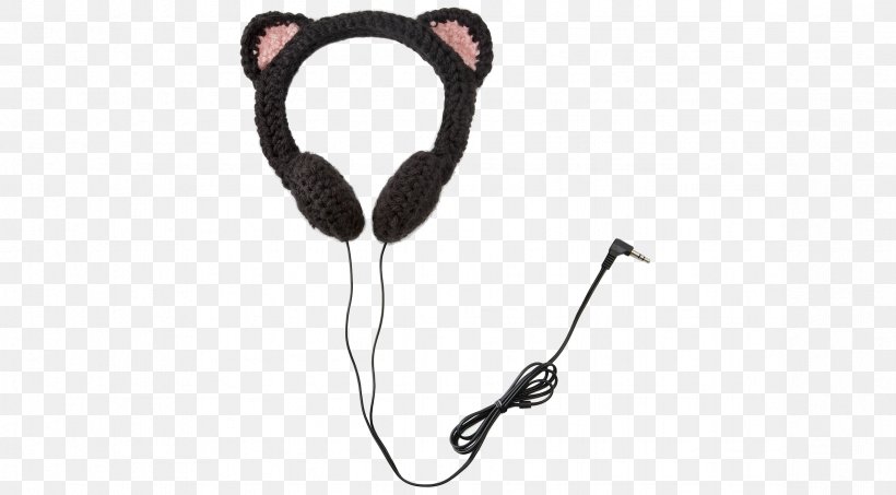 Black Cat Kitten Headphones Fearless Feline, PNG, 2351x1300px, Cat, Apple Earbuds, Audio, Audio Equipment, Black Cat Download Free