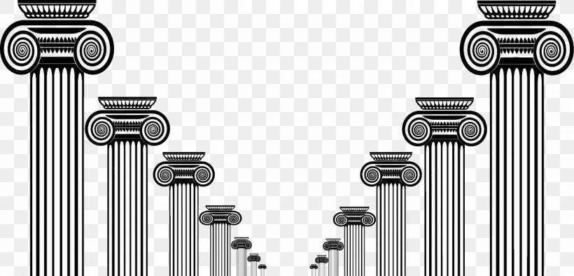 Column Ancient Roman Architecture Clip Art, PNG, 1208x581px, Column, Ancient Roman Architecture, Architecture, Art, Black And White Download Free