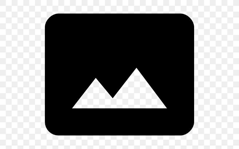 Line Triangle Brand, PNG, 512x512px, Brand, Area, Black, Black And White, Black M Download Free