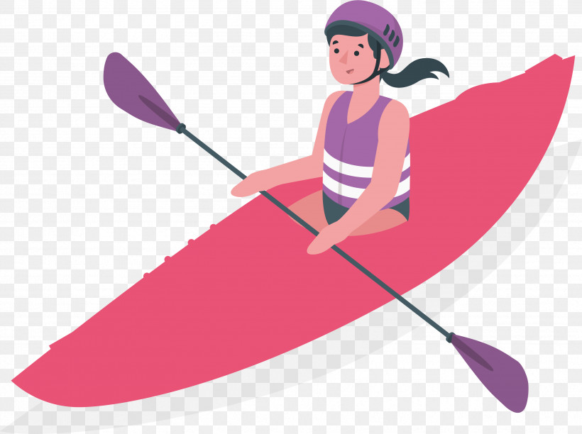 Canoeing, PNG, 3426x2558px, Canoeing, Pink M, Sports, Sports Equipment Download Free