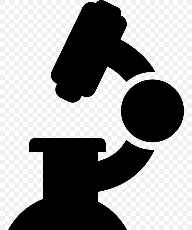 Microscope Symbol Logo, PNG, 752x980px, Microscope, Black And White, Hand, Joint, Logo Download Free