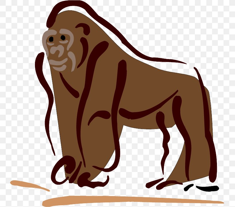 Cartoon Clip Art Terrestrial Animal Wildlife Old World Monkey, PNG, 750x722px, Cartoon, Old World Monkey, Terrestrial Animal, Wildlife Download Free