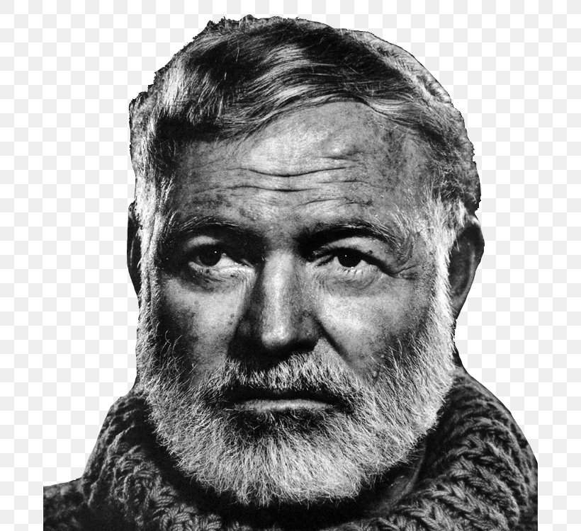 Ernest Hemingway House A Farewell To Arms Writer Author, PNG, 750x750px, Ernest Hemingway, American Literature, Author, Beard, Black And White Download Free